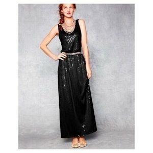 Garnet Hill Festive Maxi Dress